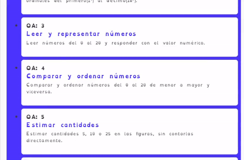 Catálogo de objetivos de aprendizaje